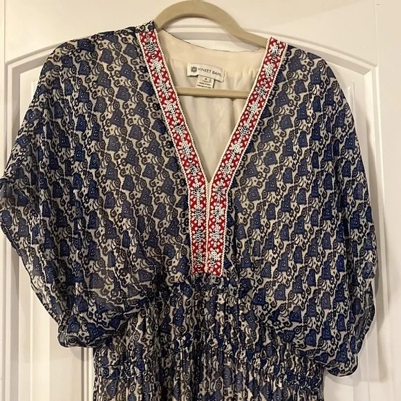 Anthropologie Oda Embroidered Maxi Dress by Vineet Bahl - Picture 2 of 6